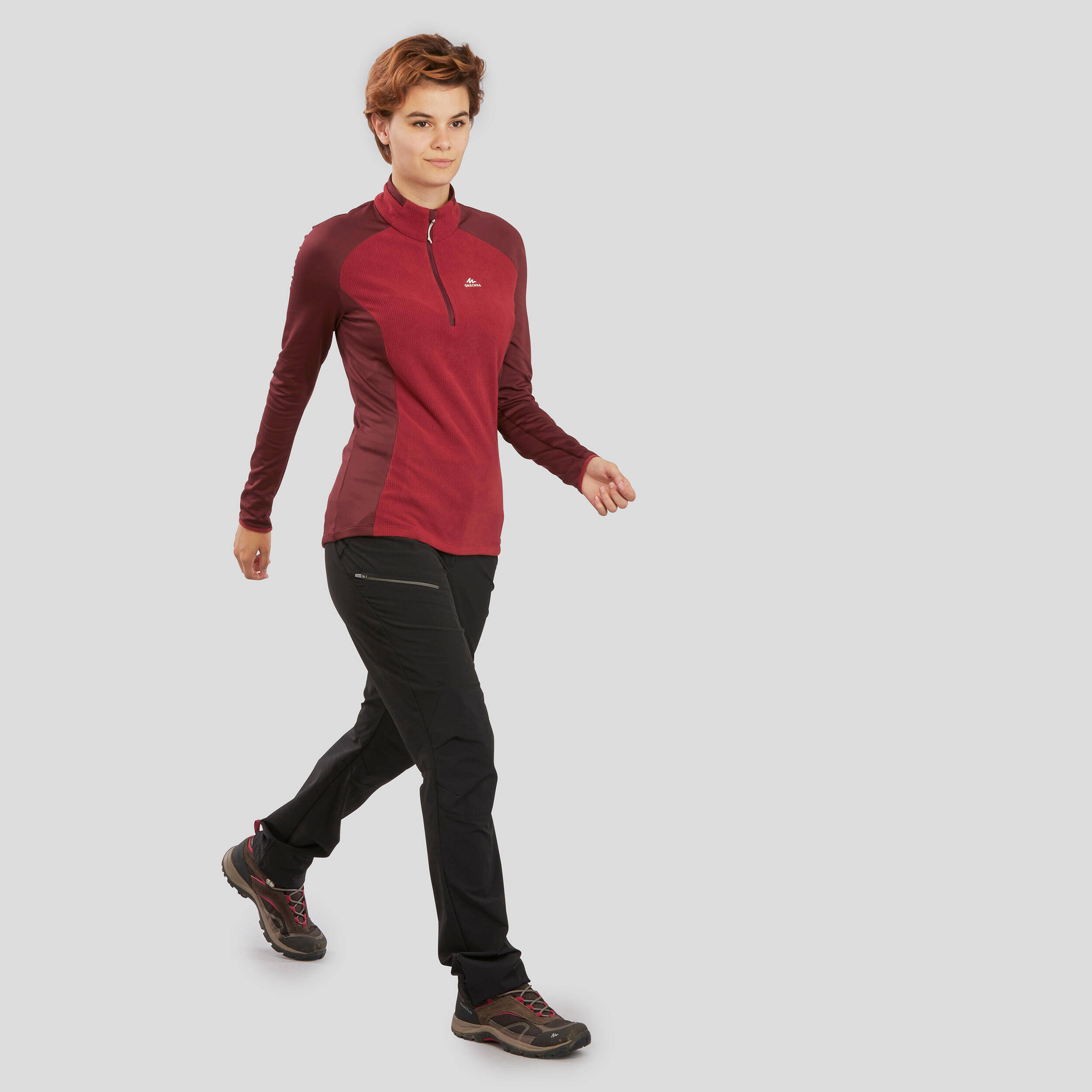 Women’s Mountain Walking Fleece - MH500 -  4