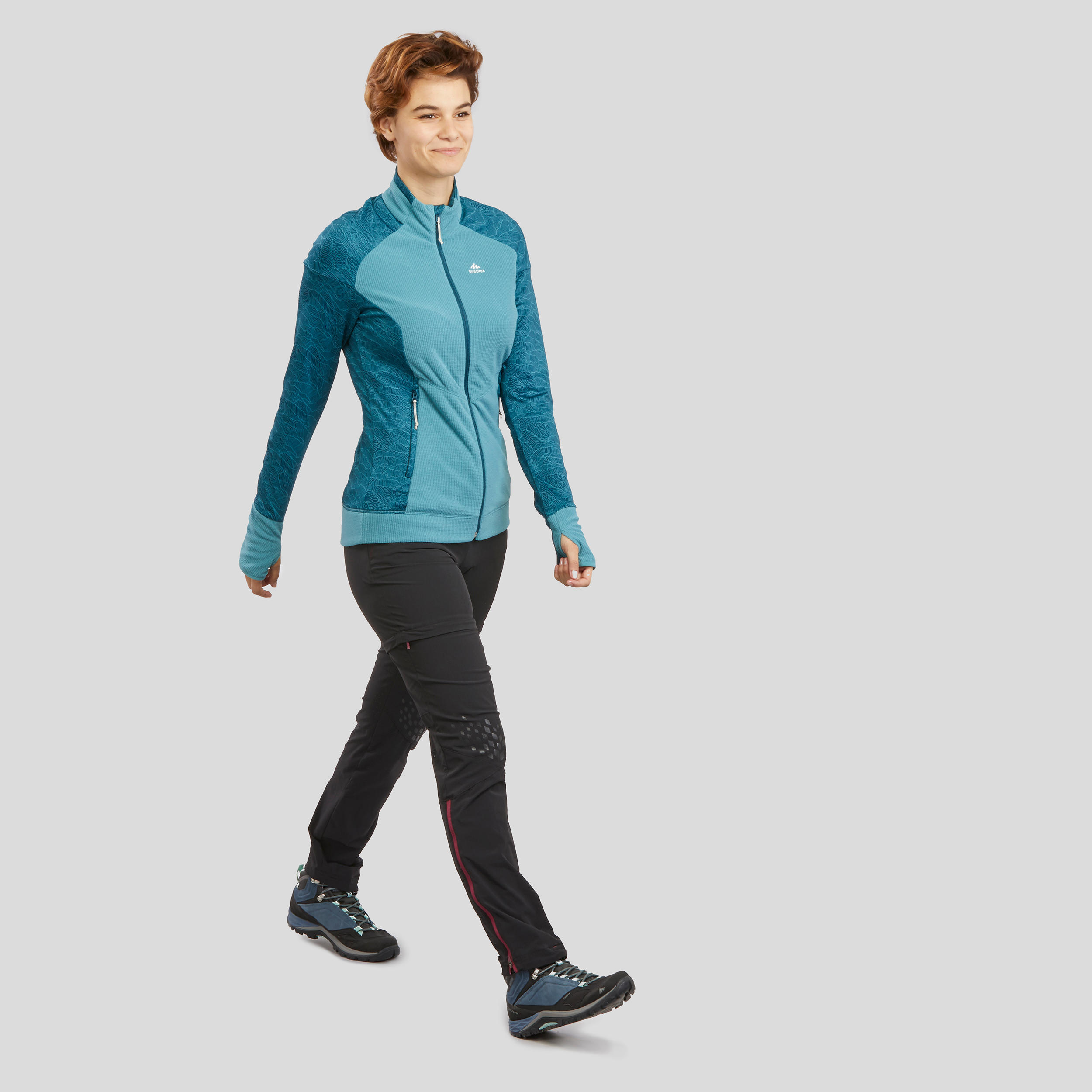 Women's Walking Fleece - Blue 8/8