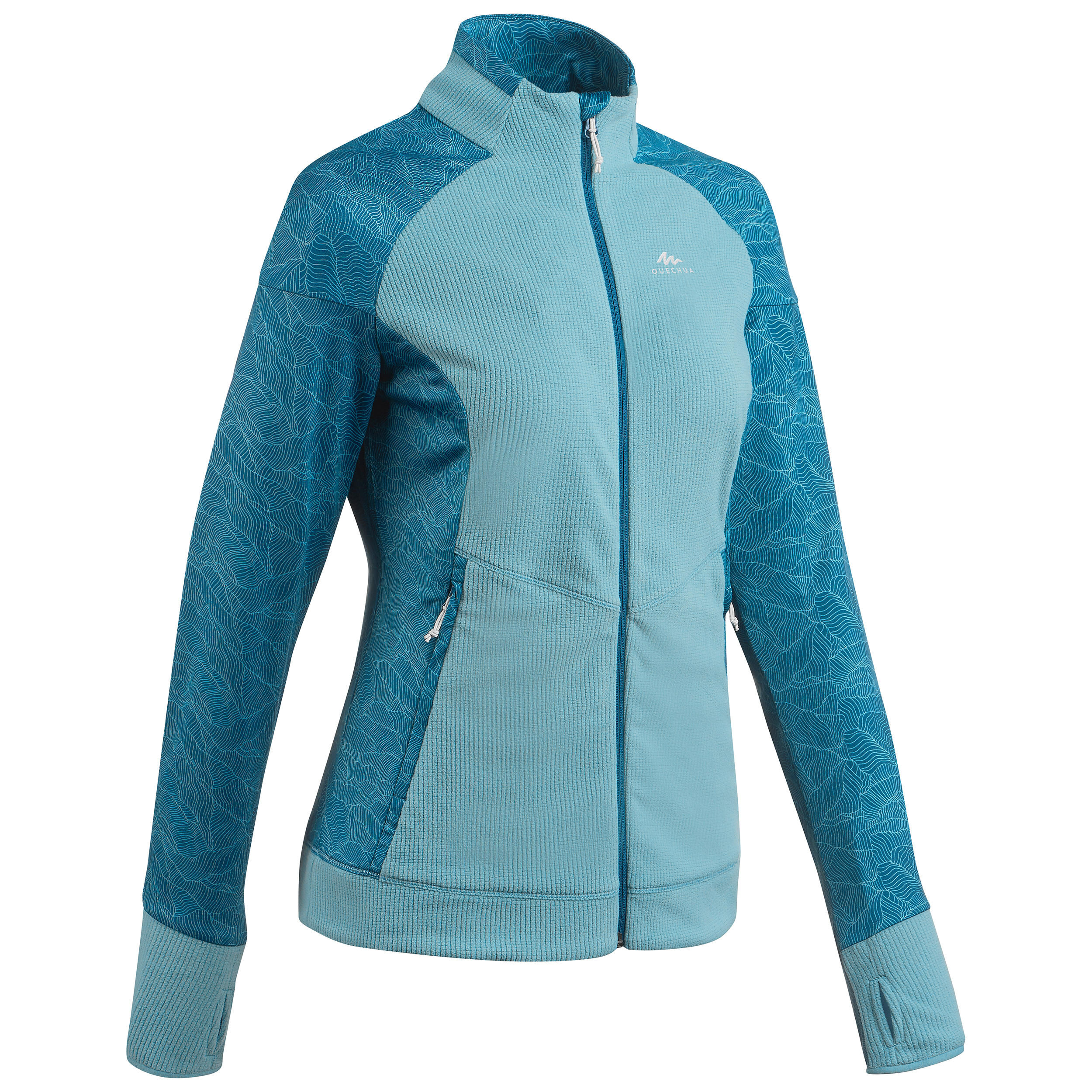 QUECHUA Women's Walking Fleece - Blue