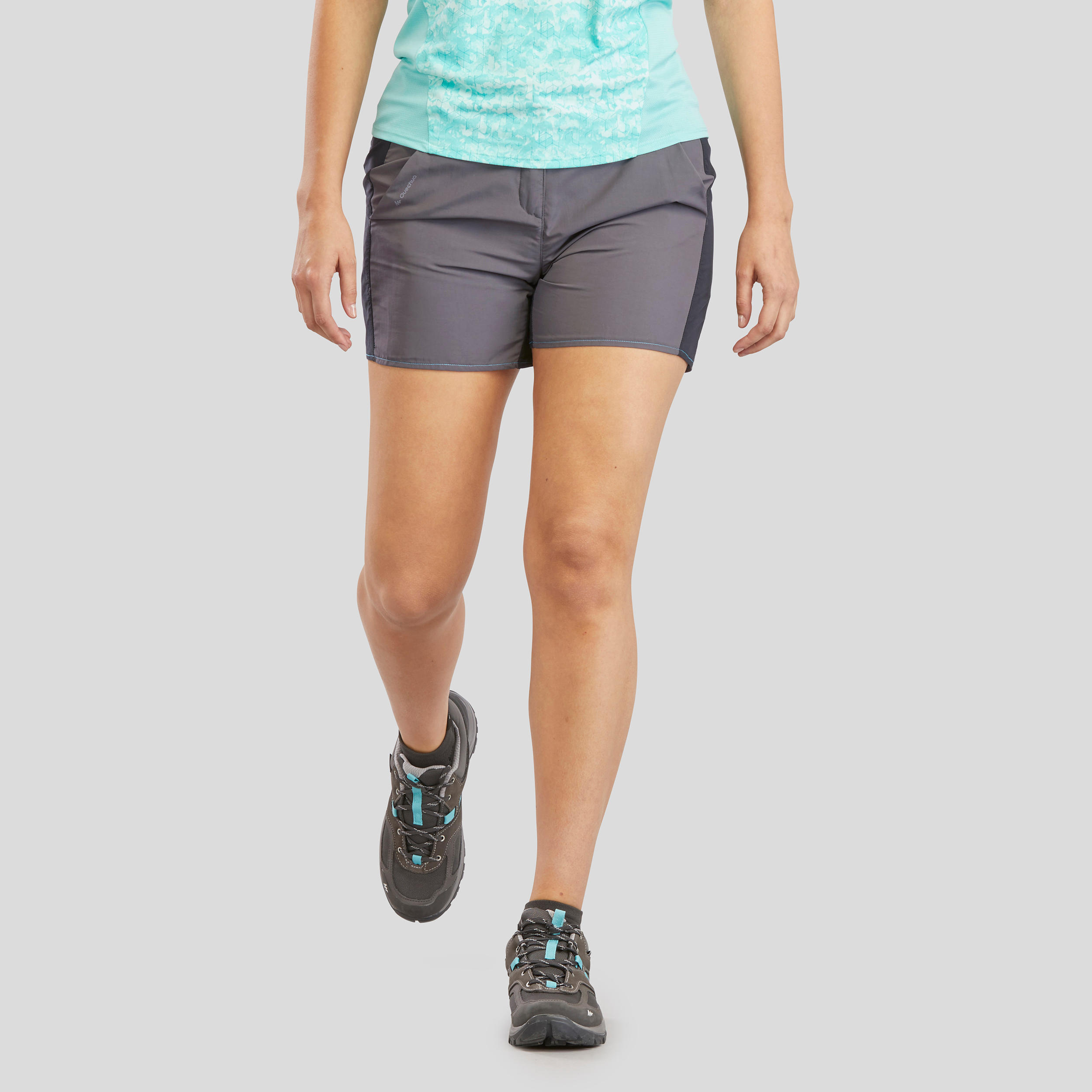 Women's Walking Shorts - Grey - Decathlon
