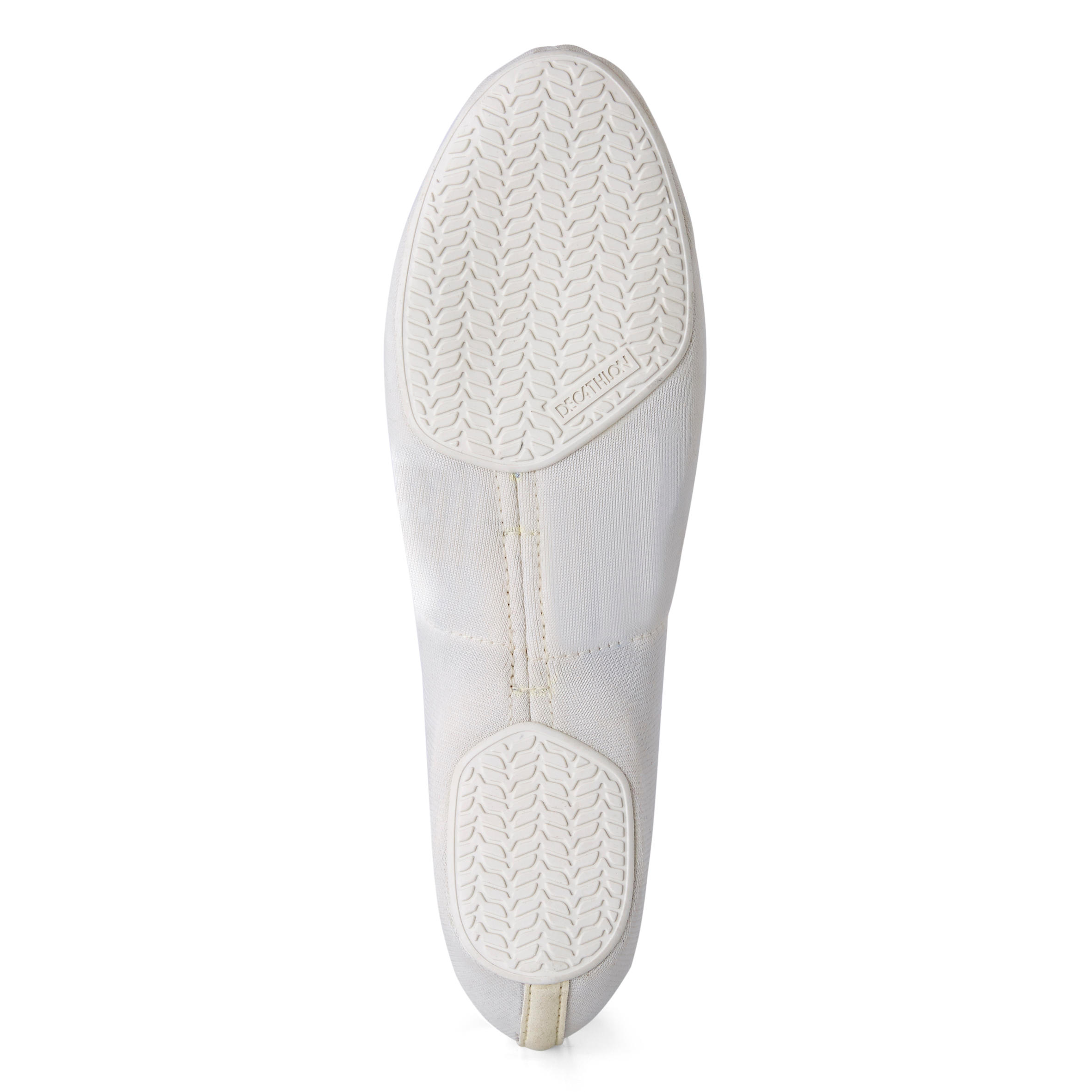 Turnschoenen mesh wit 500 toestelturnen dames en heren. 2/4