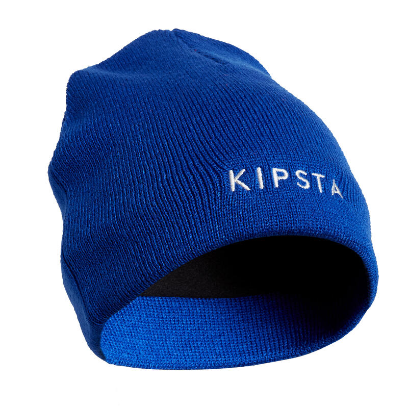 Gorro para entrenamiento de fútbol Niños Kipsta Keepwarm azul