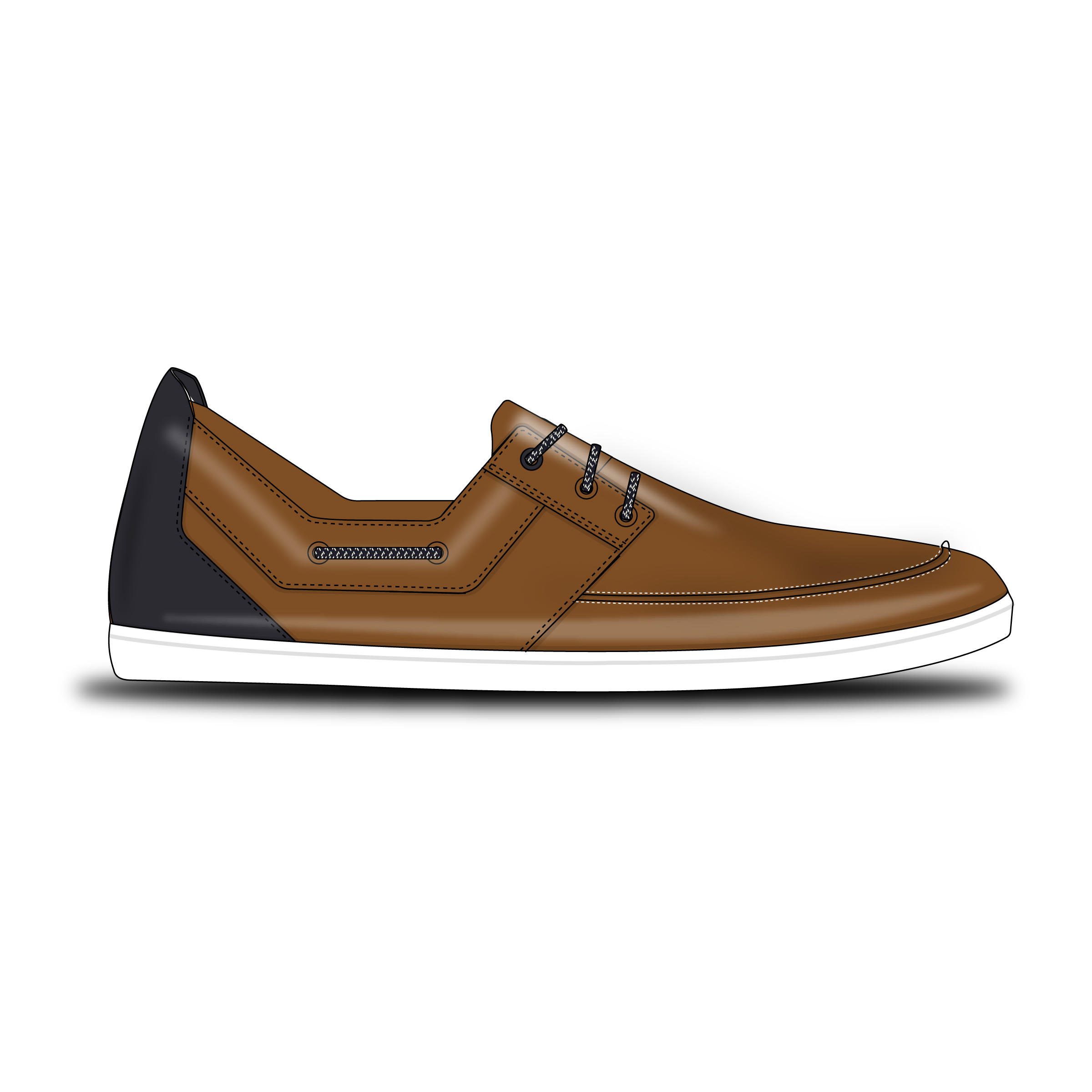 Men Sailing Non Slip Shoes 300 Brown