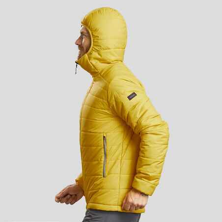 Chaqueta acolchada de montaña y trekking Hombre Forclaz Trek100 amarillo