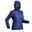 Doudoune trekking montagne TREK 100 capuche femme bleu