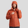 Daunenjacke Herren Kapuze bis -5 °C Trekking ‒ MT100 