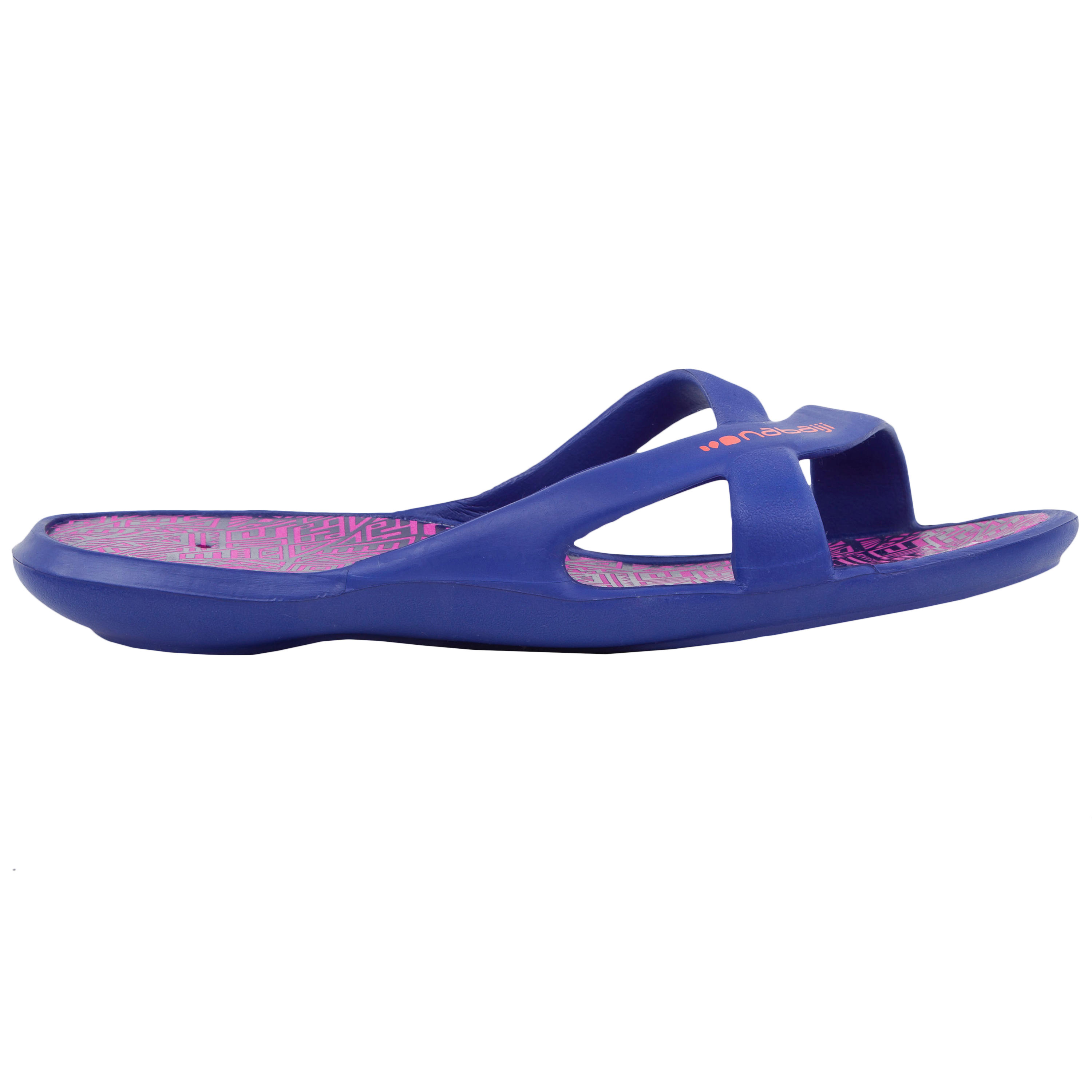 WOMEN'S METASLAP 500 POOL SANDALS - DARK BLUE 3/5