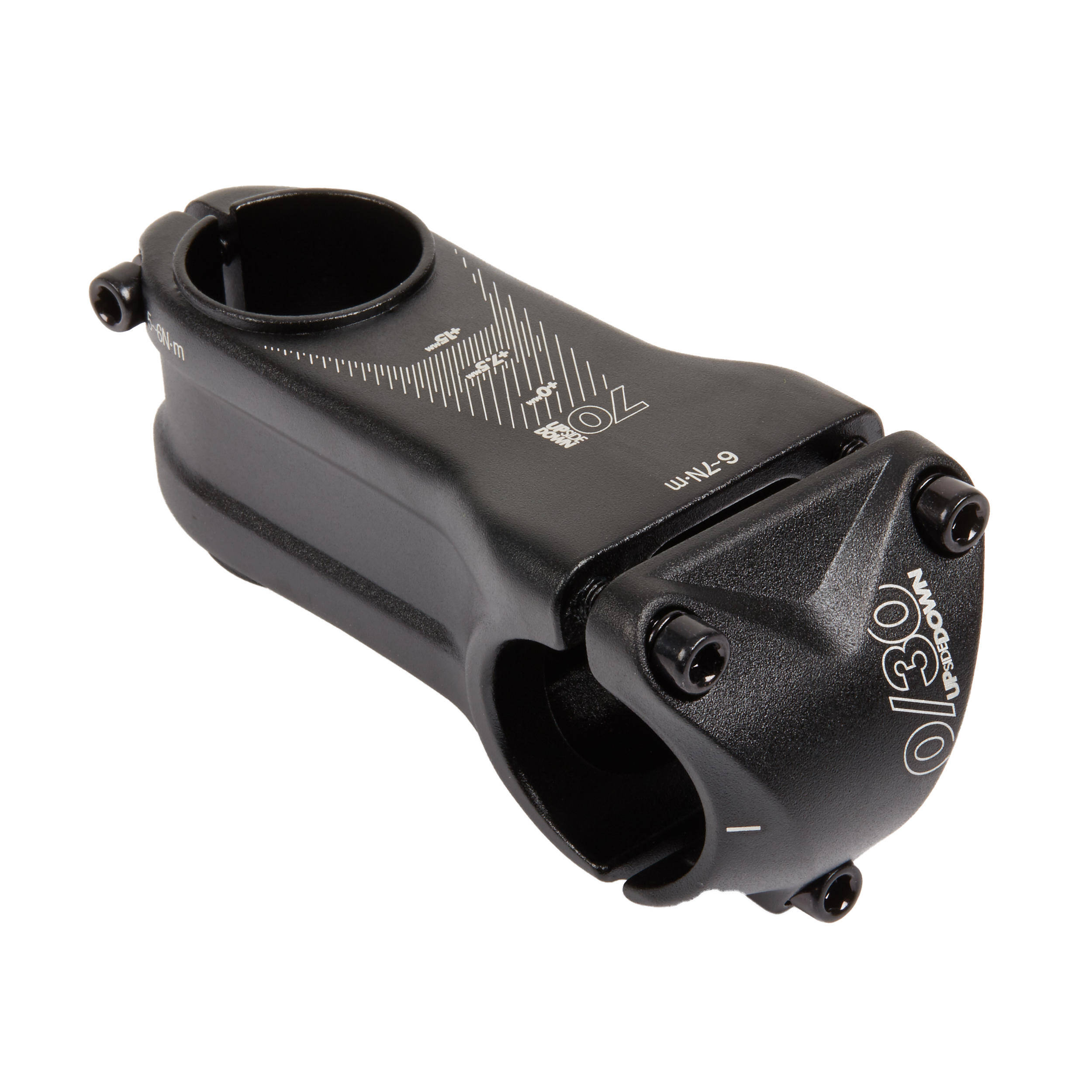 Stem 1"1/8 70/80/90 mm 0/30° 31.8 Mountain Bike - Black