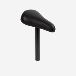 Selle de vélo 16 pouces noir + tige de selle 26 mm noir
