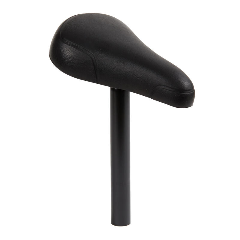 Selle de vélo 16 pouces noir + tige de selle 26 mm noir