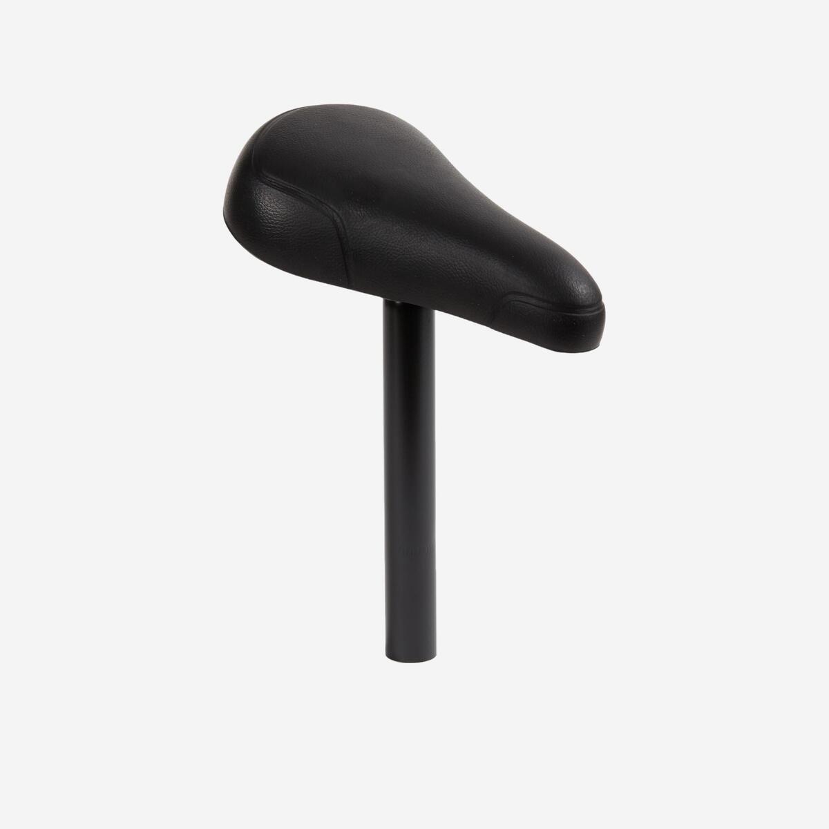 Selle de vélo 16 pouces noir + tige de selle 26 mm noir