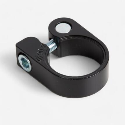 Collier de selle à vis 30 mm noir