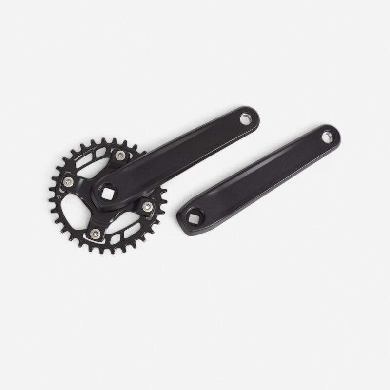 Pédalier Vélo 152 Mm – Plateau 32T, Alliage Alu, Pour VTT, Fixie Et Route