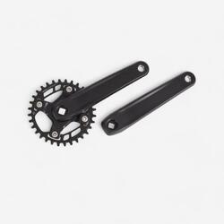 PEDALIER VTT MONO-PLATEAU X-SYNC 9 VITESSES 32 DENTS 175MM AXE CARRE