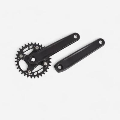 Kurbelgarnitur 1-fach für MTB X-Sync 9 Gänge 32 Zähne 175 mm Vierkantachse