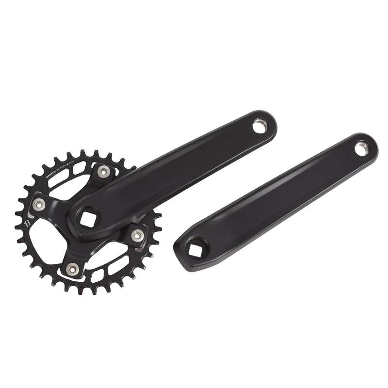 PEDALIER VTT MONO-PLATEAU X-SYNC 9 VITESSES 32 DENTS 175MM AXE CARRE