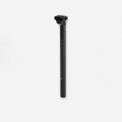 TIGE DE SELLE 29.8MM EN ALUMINIUM 350MM A CHARIOT NOIRE