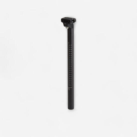 TIGE DE SELLE 29.8MM EN ALUMINIUM 350MM A CHARIOT NOIRE