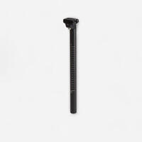 TIGE DE SELLE 31.6MM EN ALUMINIUM 350MM / 400MM A CHARIOT NOIRE