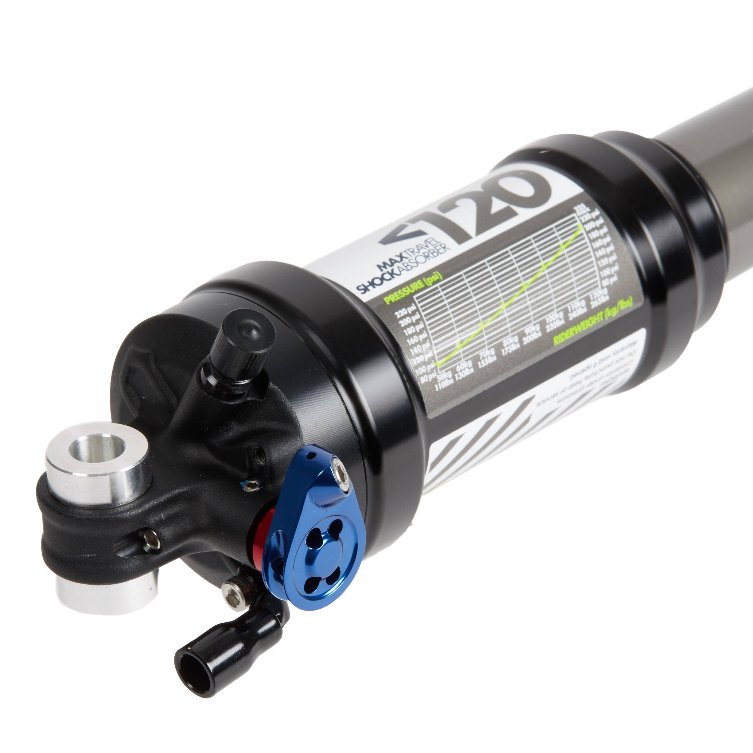 190x51 mm Lockout Shock O2 Air with 40x10 mm / 25x8 mm Spacers -  3