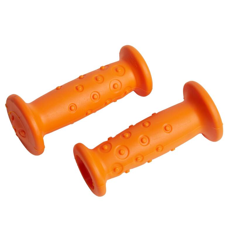 Poignées draisienne vélo 14 et 16 pouces orange (paire)