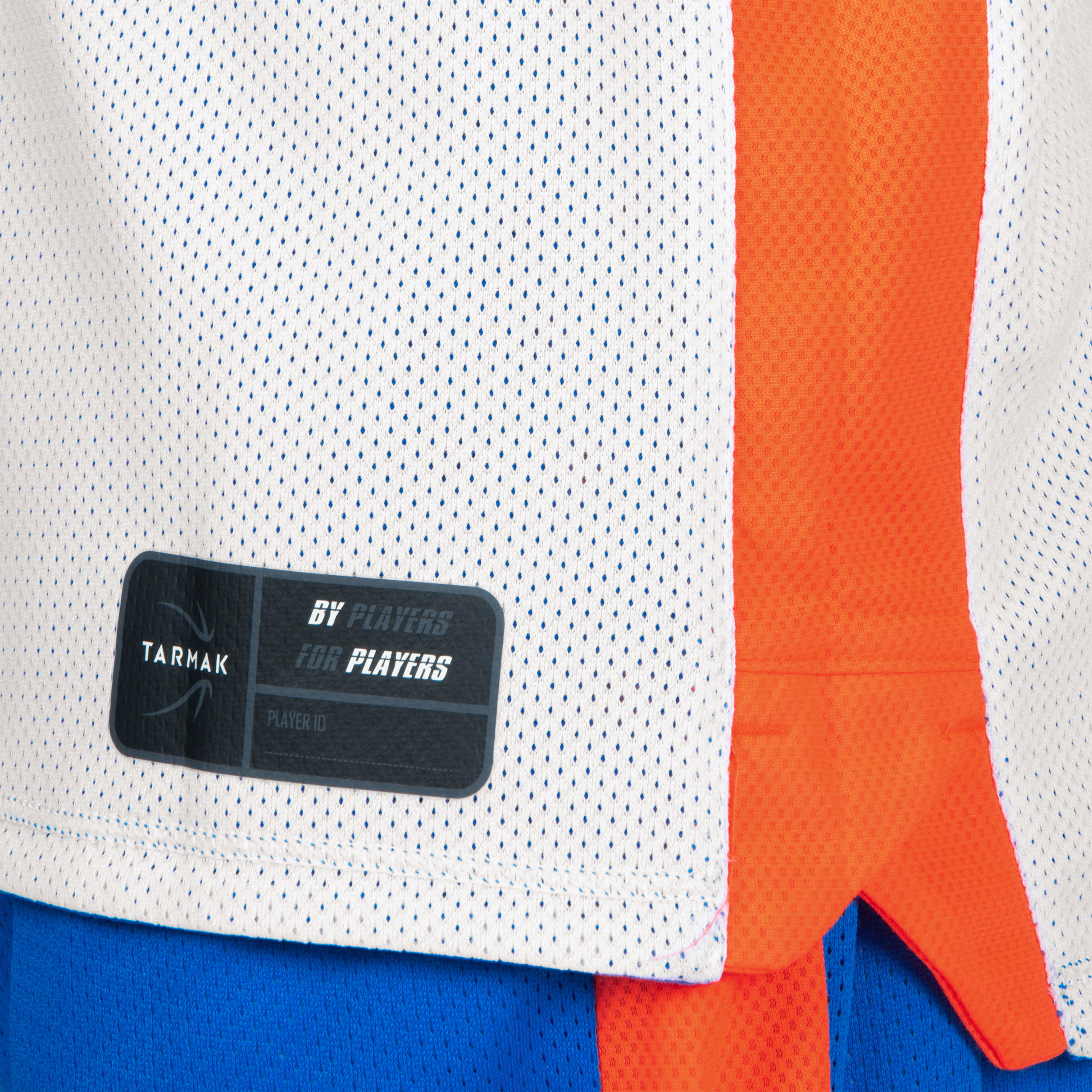 T500R Boys'/Girls' Intermediate Basketball Reversible Jersey - Blue/White 7/15