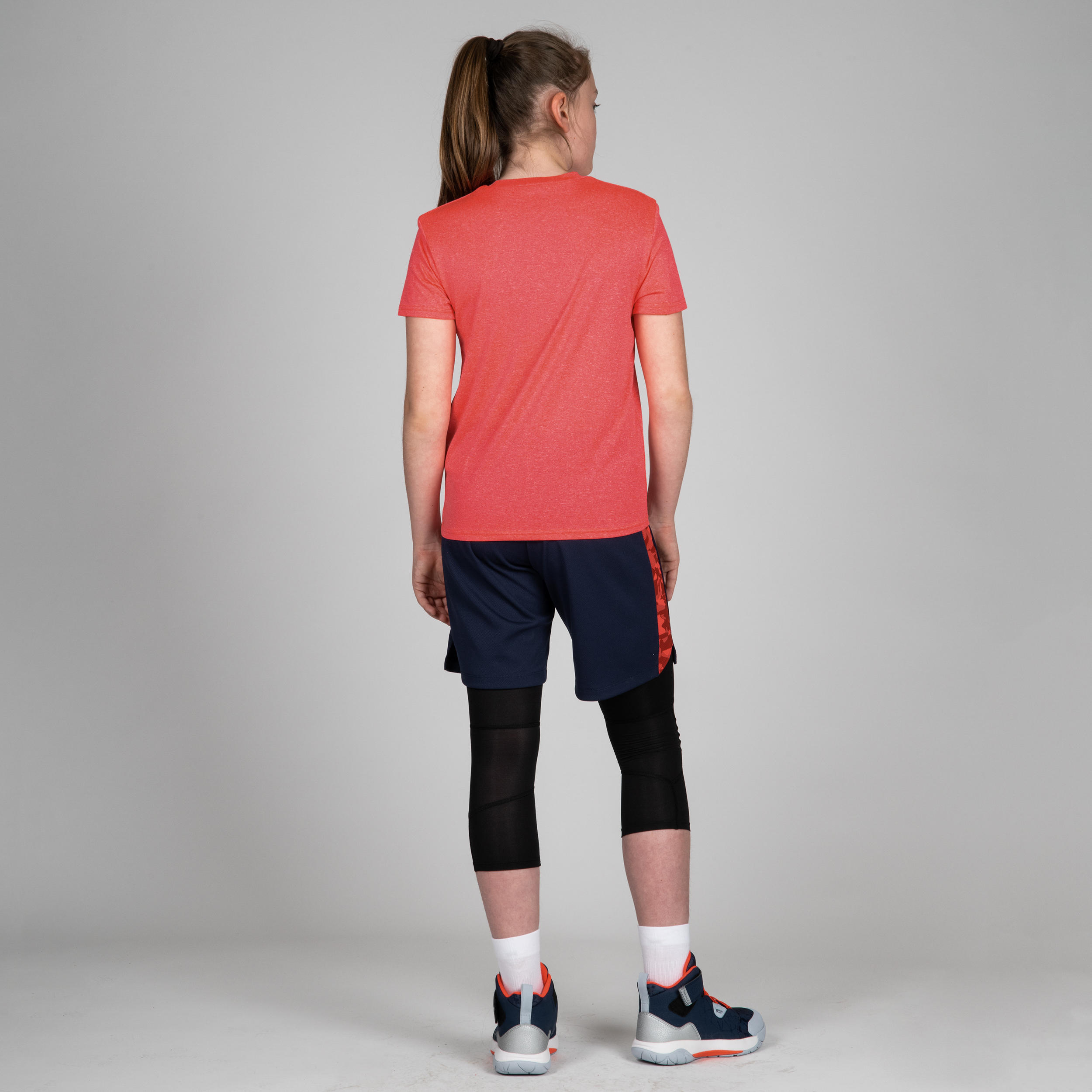 Kids' Basketball T-Shirt / Jersey TS500 - Pink/BBL Hoop 4/9