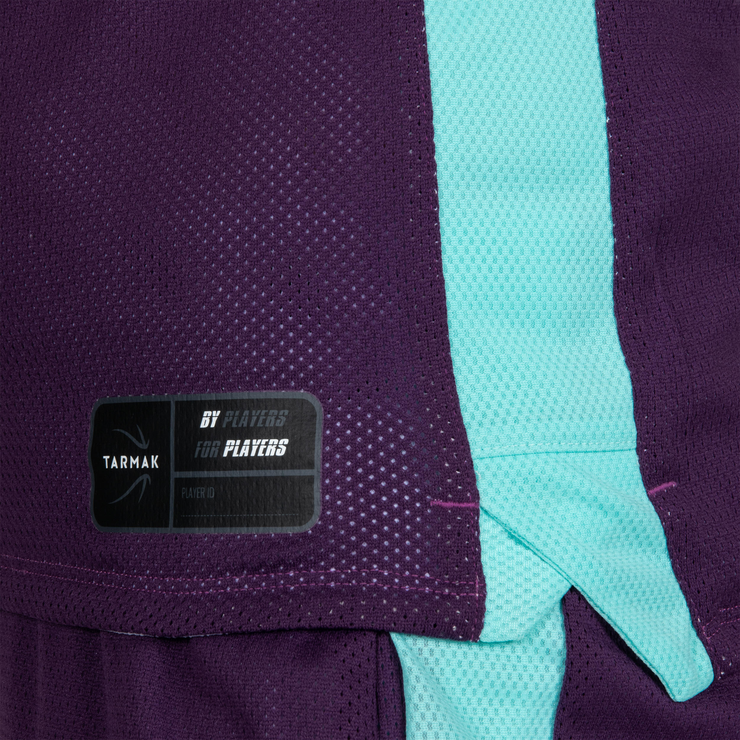 T500R Boys'/Girls' Intermediate Basketball Reversible Jersey - Purple/Chicago 7/16