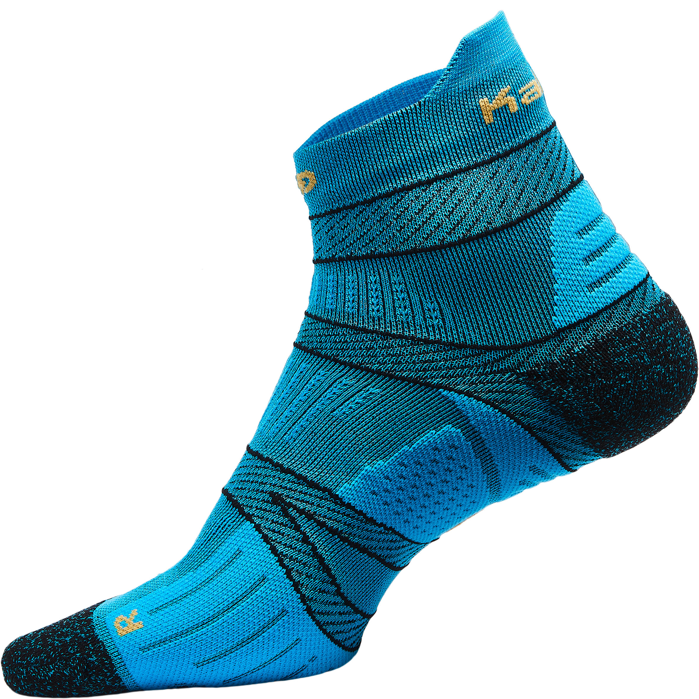 RUNNING SOCKS WITH FINE STRAPS - BLUE 2/9