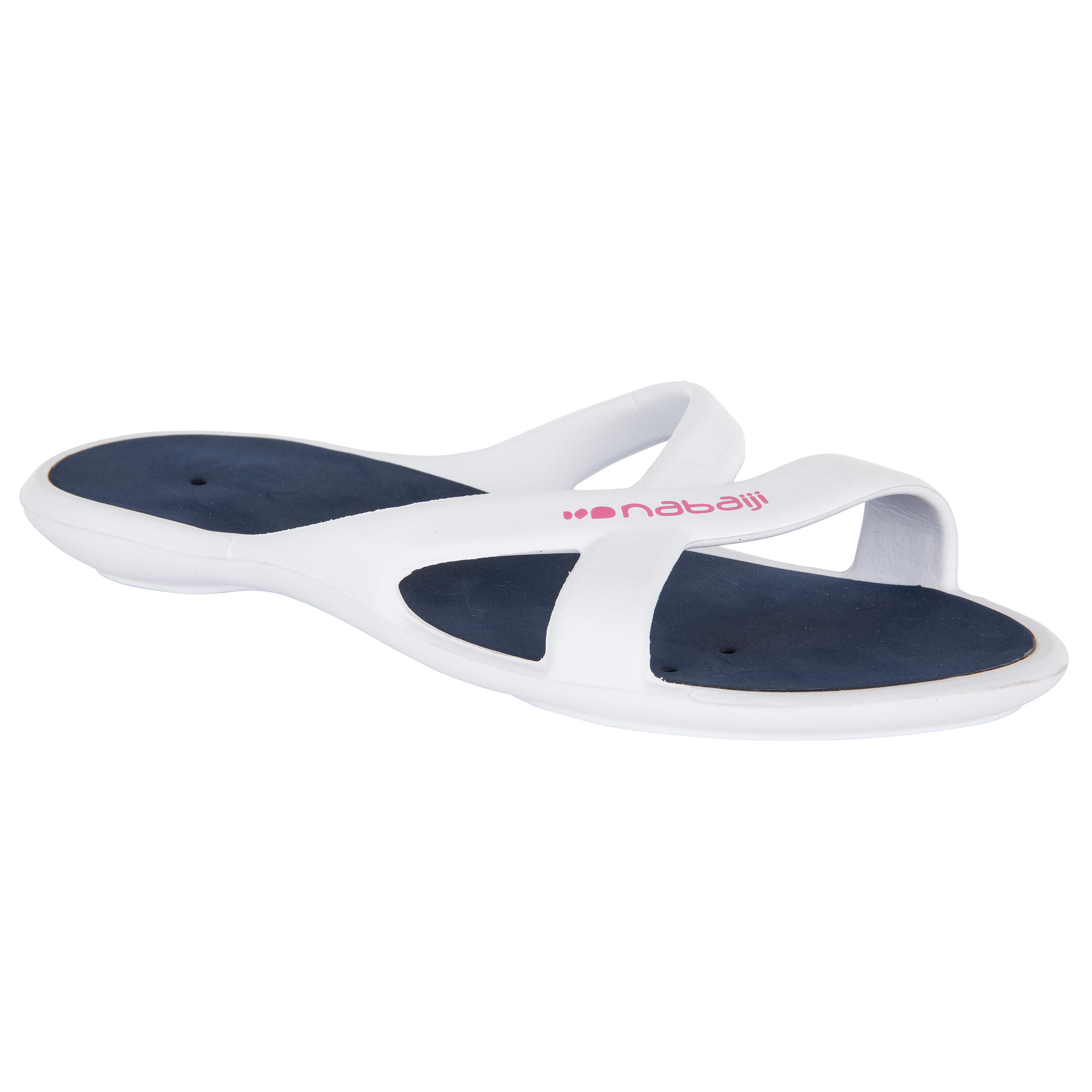 CHINELOS DE NATAÇÃO SLAP 500 MULHER BRANCO AZUL 9/15