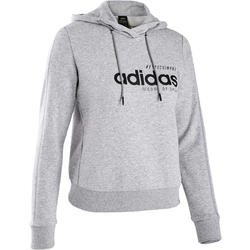 Sudadera Adidas con capucha Adidas Mujer Gris