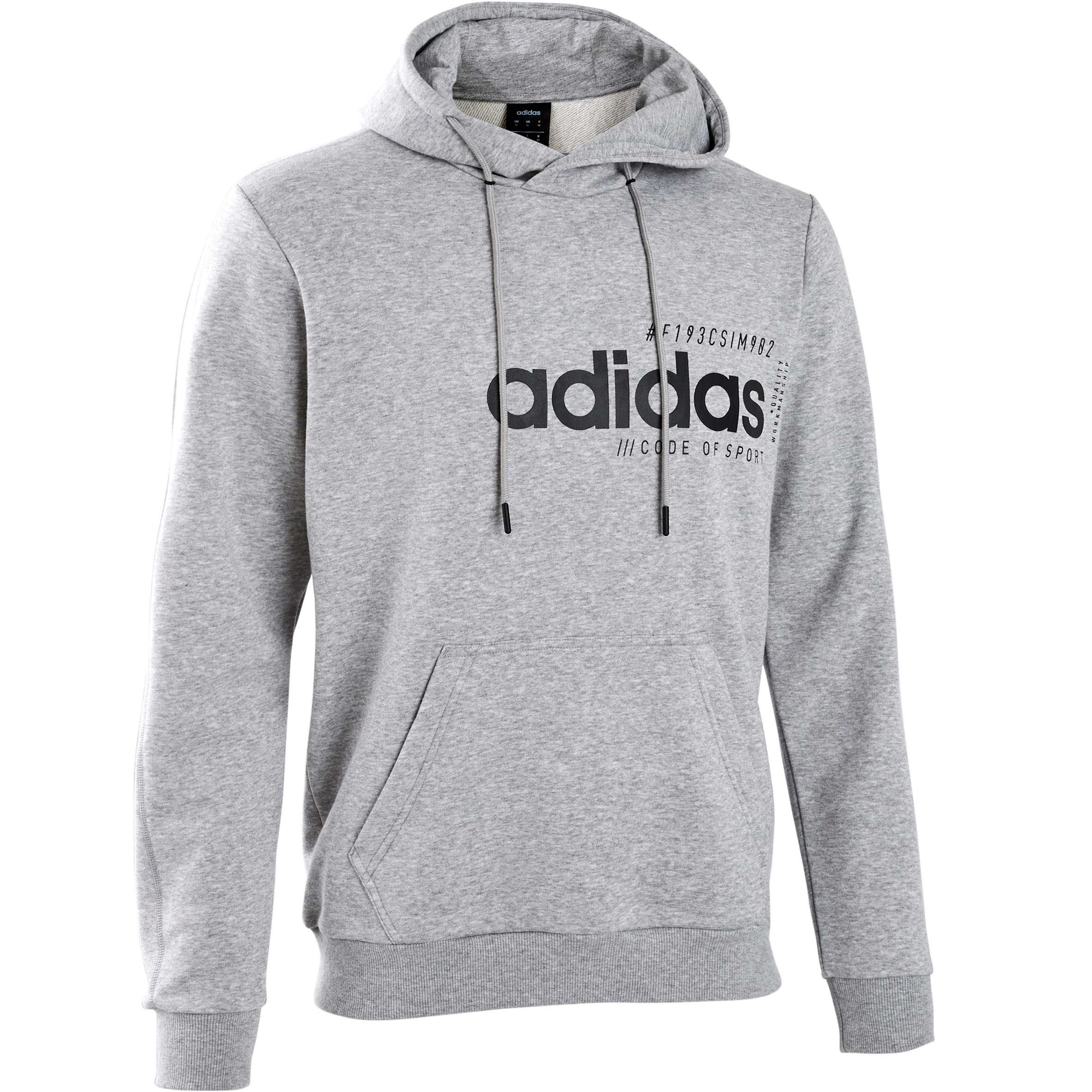 pull adidas gris et noir