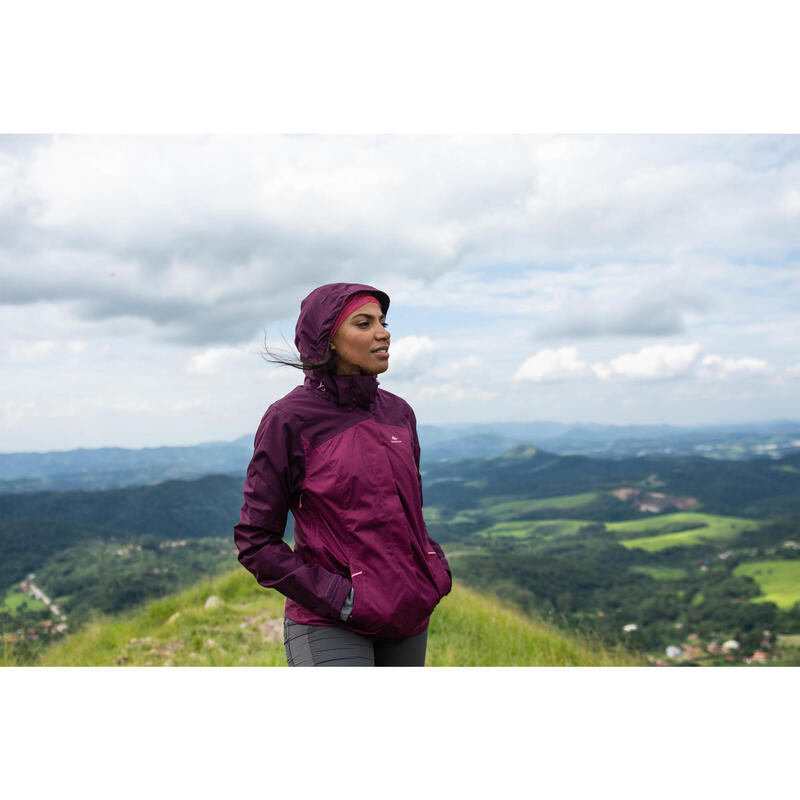 Veste imperméable de randonnée montagne - MH100 - Femme