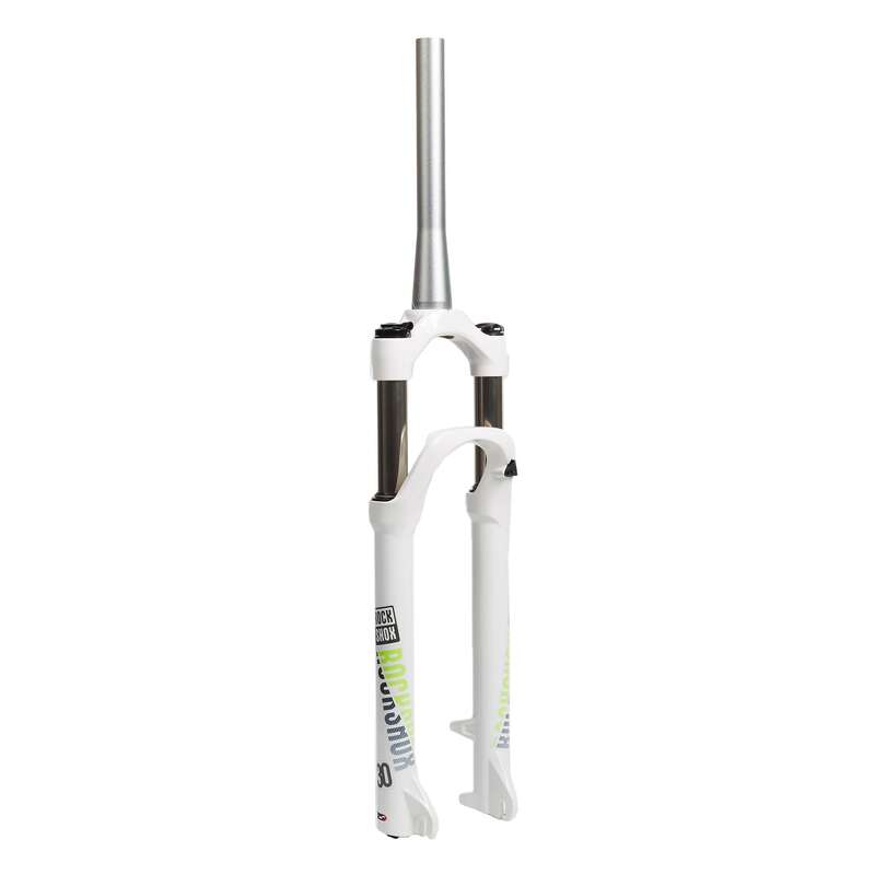 white rockshox fork