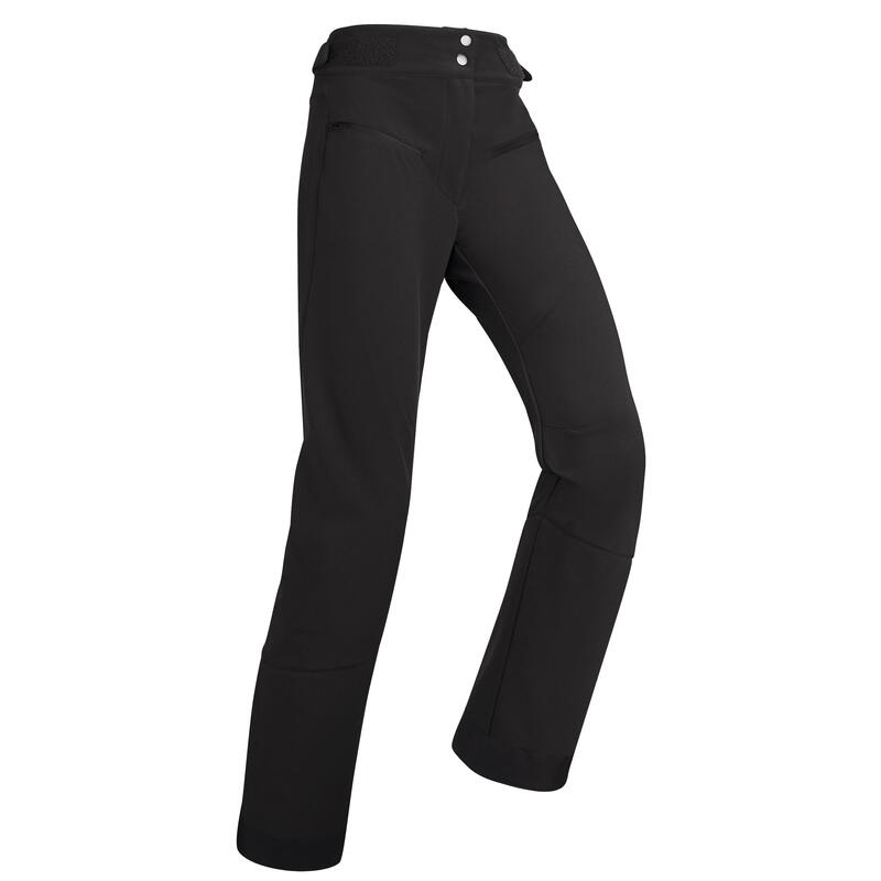 PANTALON DE SKI DE PISTE FEMME 500 NOIR