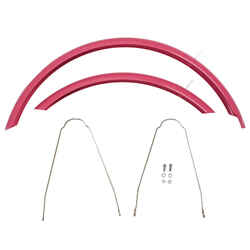 Mudguards Pair 24" Bike - Pink