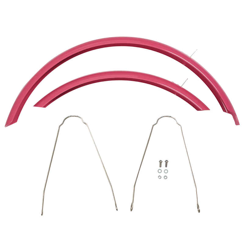 Mudguards Pair 24" Bike - Pink (sold as a pair, without screws)