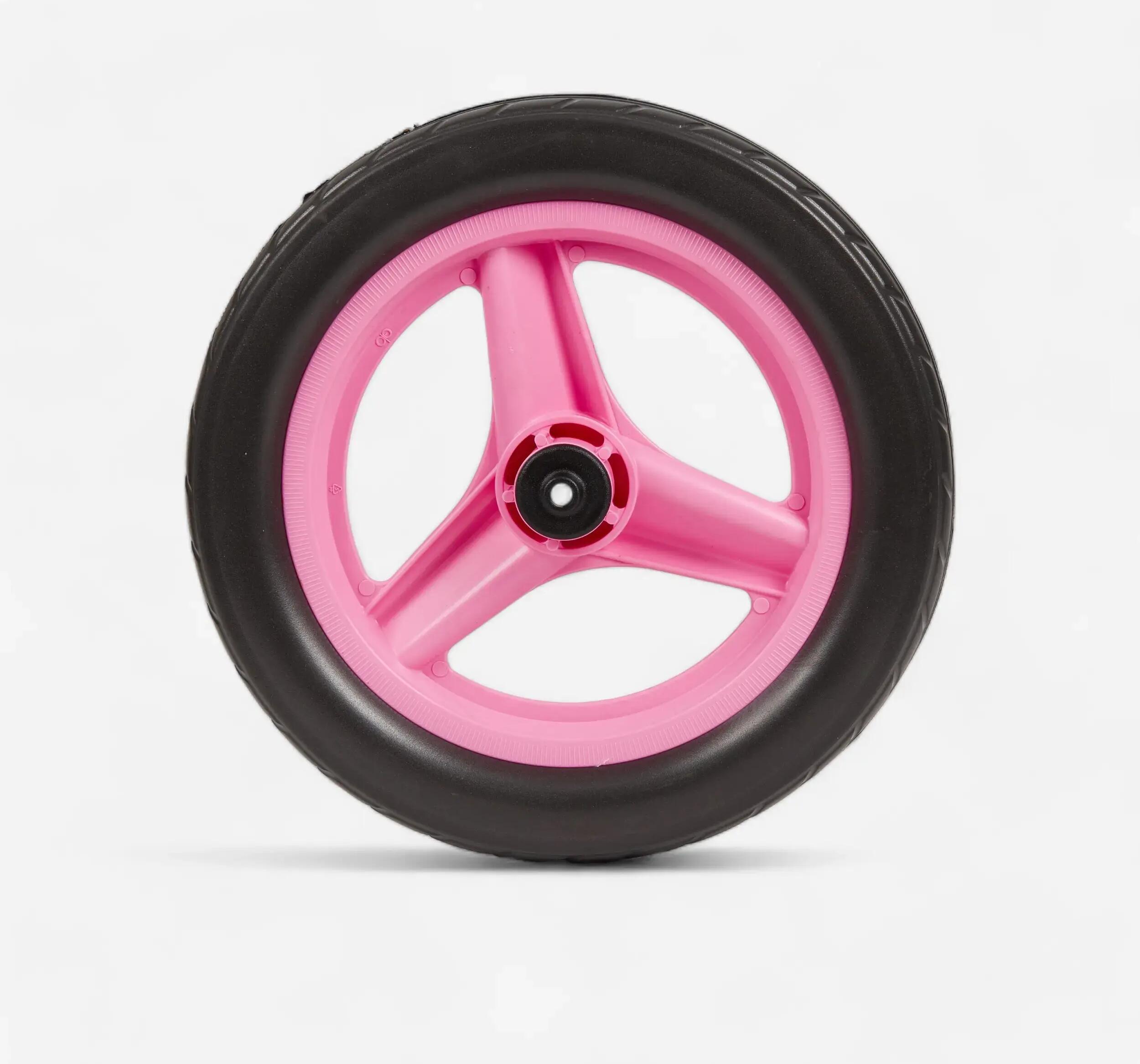 I NEED TO CHANGE THE WHEEL ON A B'TWIN BALANCE BIKE How to go about it?