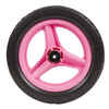 Vorderrad 10  Zoll Laufrad Runride Reifen rosa mit schwarzem Reifen 
