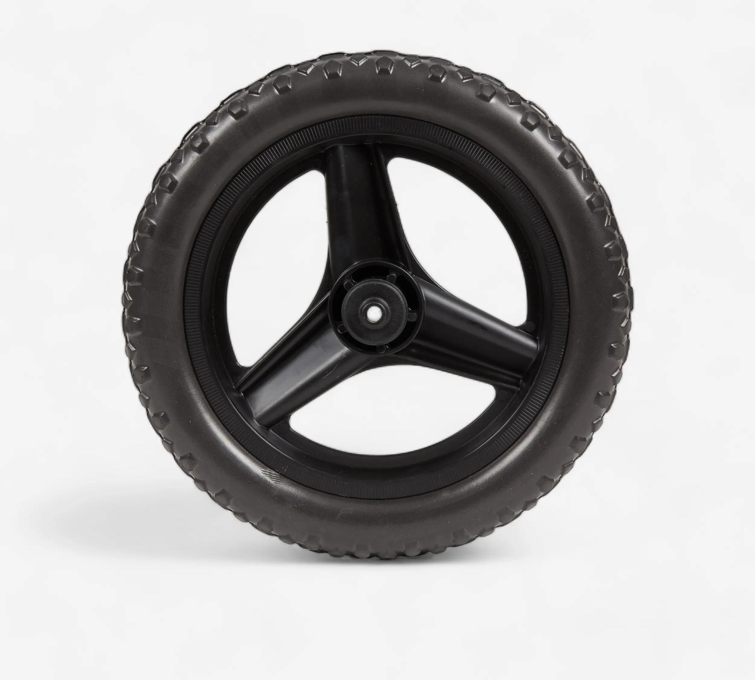 I NEED TO CHANGE THE WHEEL ON A B'TWIN BALANCE BIKE HOW TO GO ABOUT IT?