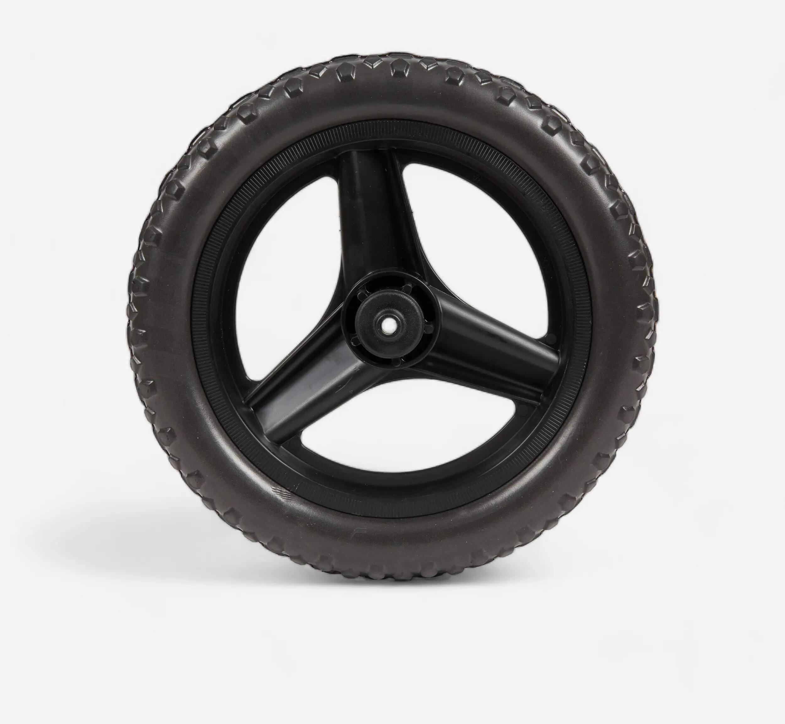 I NEED TO CHANGE THE WHEEL ON A B'TWIN BALANCE BIKE How to go about it?