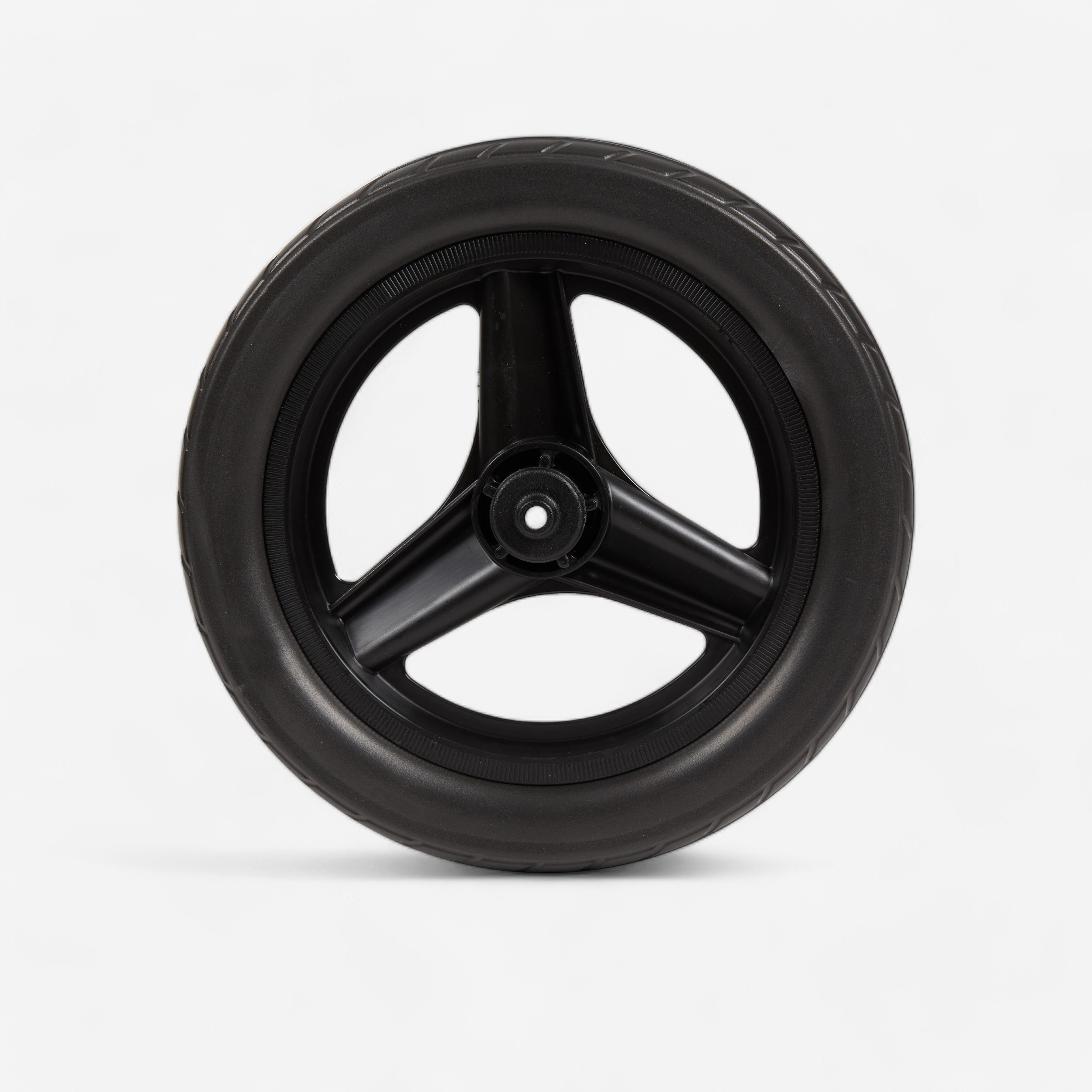 Roue 10 pouces arrière draisienne runride noir à pneu noir - BTWIN
