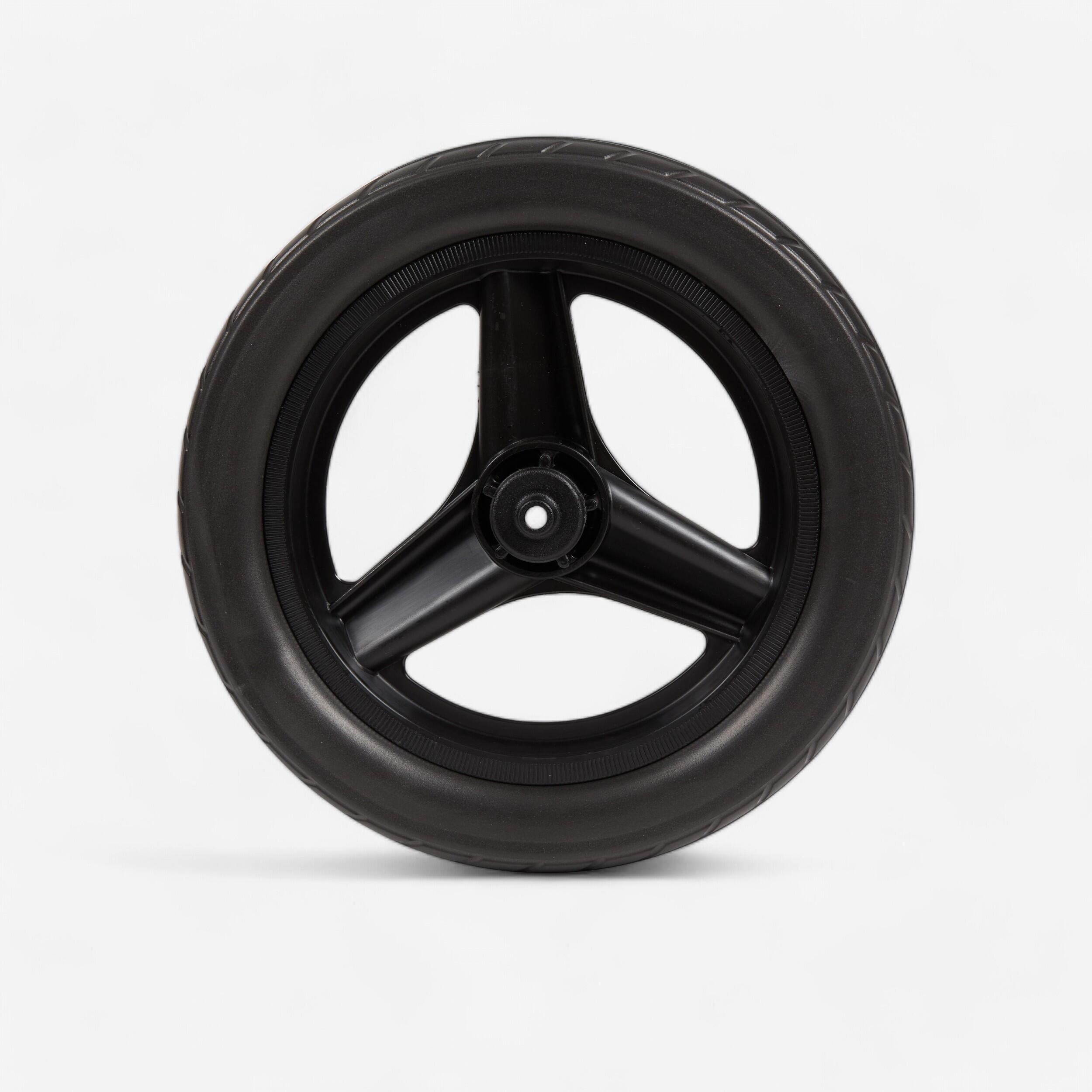 BTWIN Vorderrad 10 Zoll Laufrad Runride Reifen schwarz | 03583787949542 BTWIN Vorderrad 10 Zoll Laufrad Runride Reifen schwarz | 03583787949542