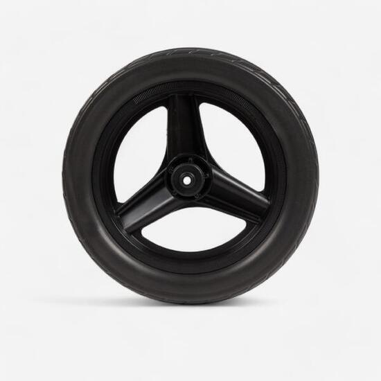 Ruota da 10" anteriore/posteriore bici senza pedali RUNRIDE nera.