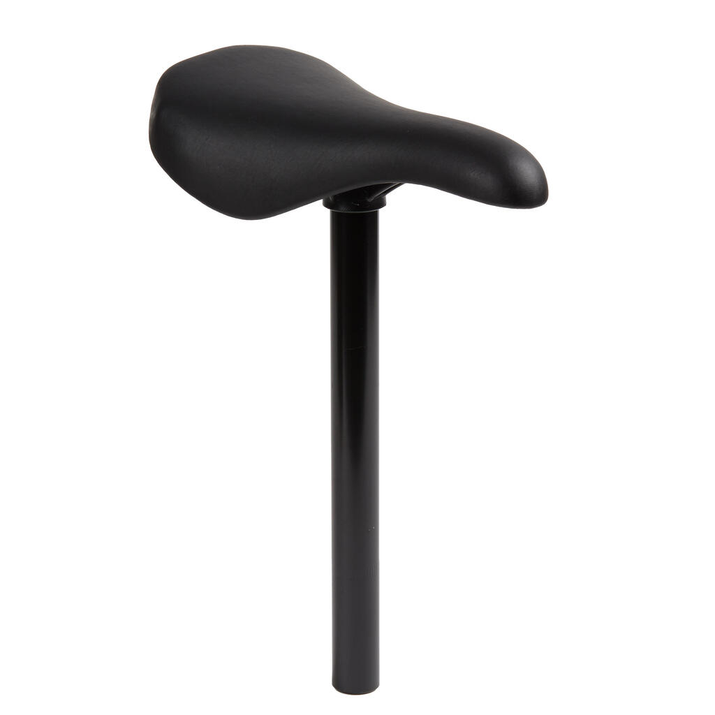 BMX Bike Saddle 25.4 mm Seat Post - Black