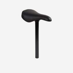 Selle de vélo BMX + tige 25.4 mm noir