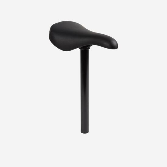 Selle de vélo BMX + tige 25.4 mm noir