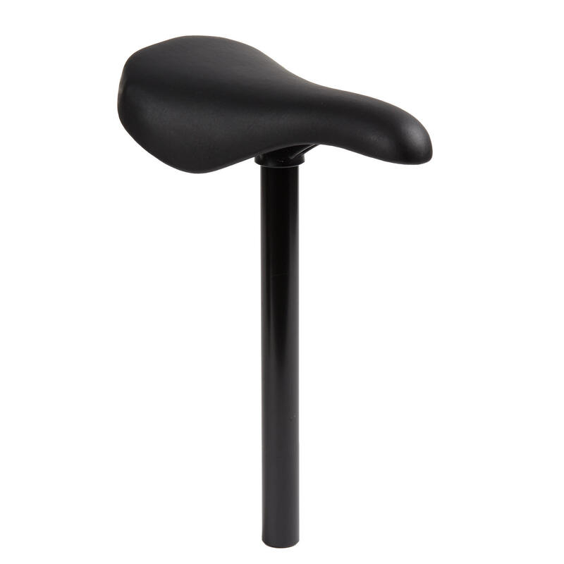 Selle de vélo BMX + tige 25.4 mm noir