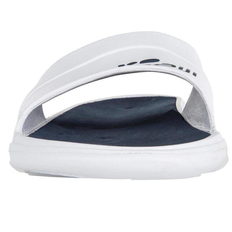 Chanclas piscina Hombre pala blanco azul