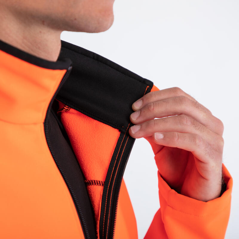 FAHRRAD WINTERJACKE RENNRAD RC 100 Herren ORANGE